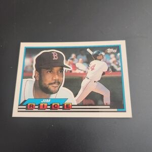 1989 Topps Big JIM RICE #18 HOF Red Sox